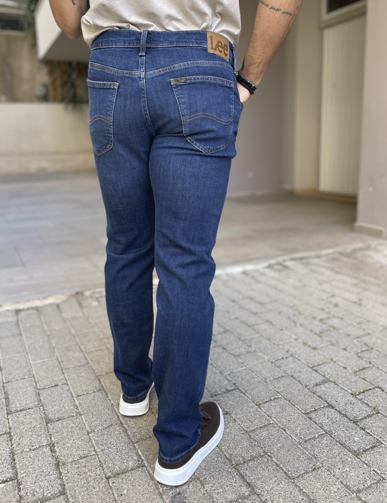 Lee Daren Zip Fly ανδρικό μπλε τζιν 112363960 φωτογραφία